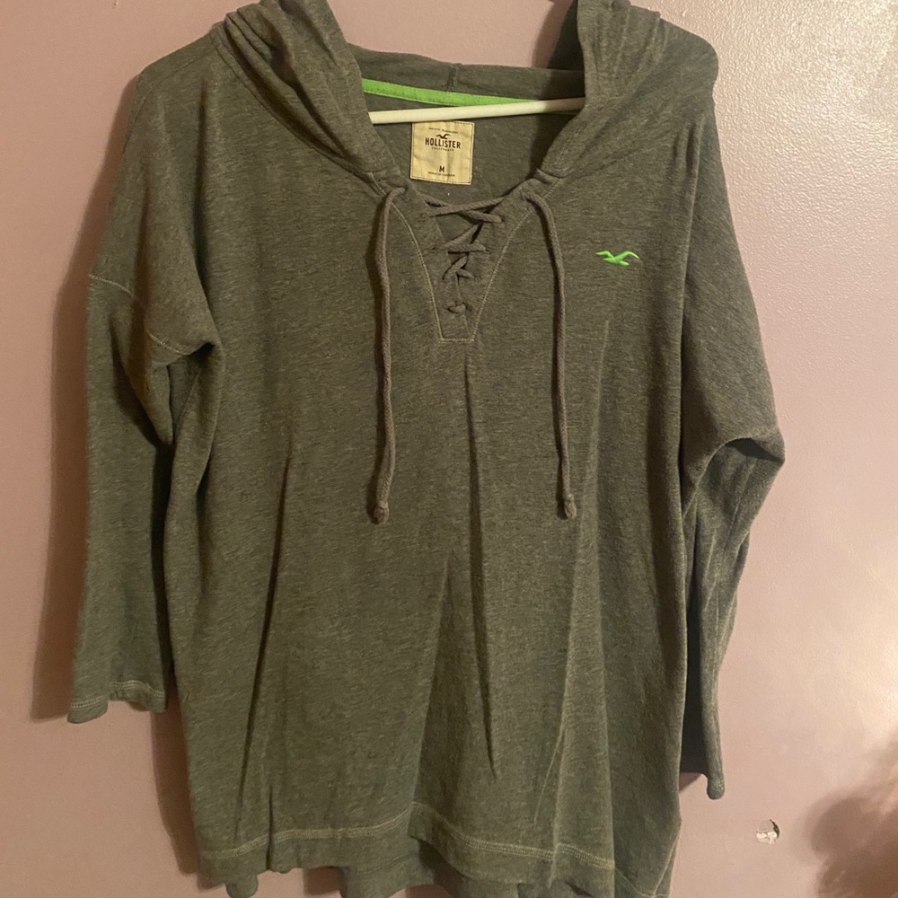 Holister Cross neck hoodie